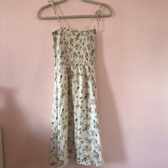 Reformation Sable Dress Carine Light Florals Midi Smock Dress - Picture 5 of 6